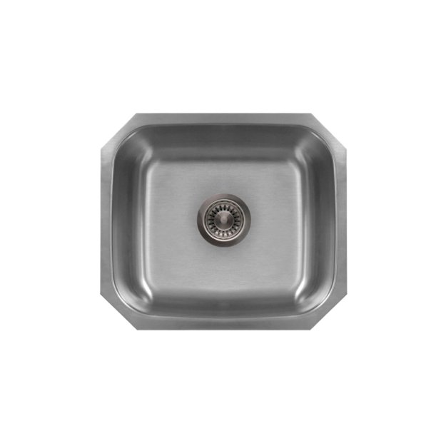 (image for) PELICAN PL-VS2118 18G Stainless Steel Single Bowl Undermount Kitchen Sink 20-5/8'' x 17-7/8''