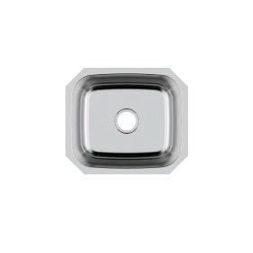 PELICAN PL-VS2118 18G Stainless Steel Single Bowl Undermount Kitchen Sink 20-5/8'' x 17-7/8''