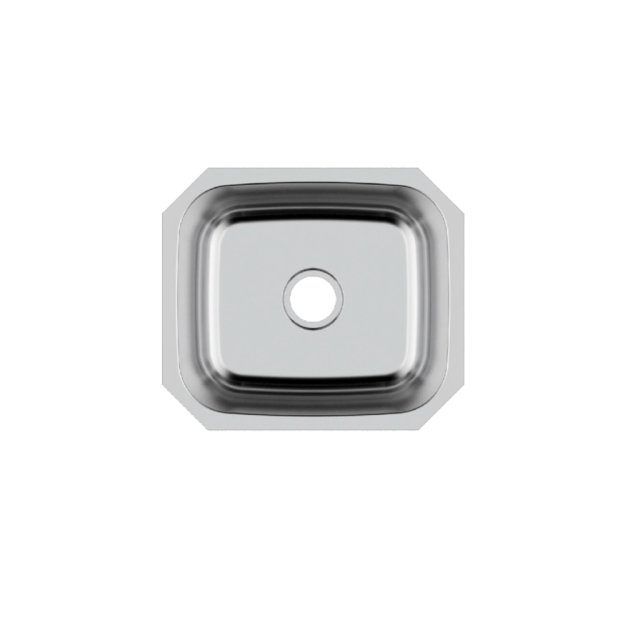 (image for) PELICAN PL-VS2118 18G Stainless Steel Single Bowl Undermount Kitchen Sink 20-5/8'' x 17-7/8''