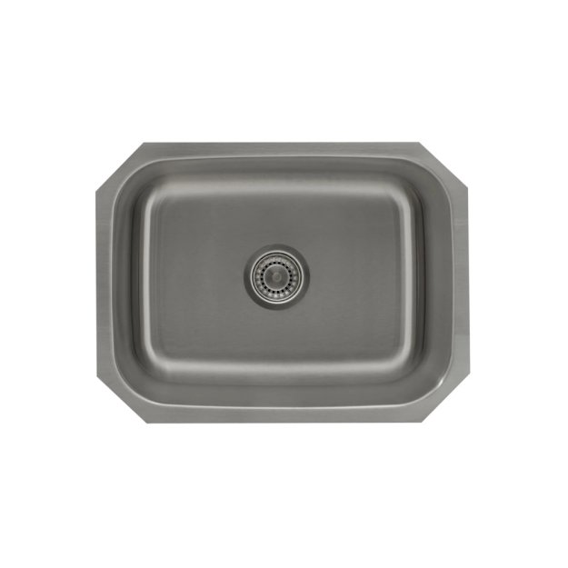 (image for) PELICAN PL-VS2318 18G Stainless Steel Single Bowl Undermount Kitchen Sink 23'' x 17-3/4''