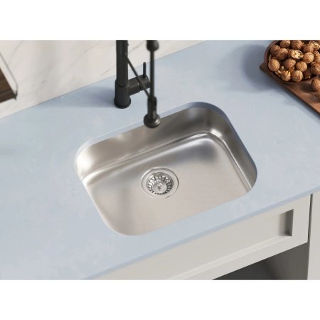 (image for) PELICAN PL-VS2318 18G Stainless Steel Single Bowl Undermount Kitchen Sink 23'' x 17-3/4''