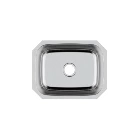 PELICAN PL-VS2318 16G Stainless Steel Single Bowl Undermount Kitchen Sink 23'' x 17-3/4''