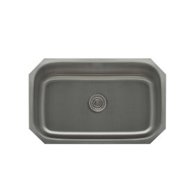 PELICAN PL-VS3018 16G Stainless Steel Single Bowl Undermount Kitchen Sink 30'' x 18''