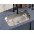 (image for) PELICAN PL-VS3018 16G Stainless Steel Single Bowl Undermount Kitchen Sink 30'' x 18''