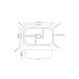 (image for) PELICAN PL-VS3018 16G Stainless Steel Single Bowl Undermount Kitchen Sink 30'' x 18''