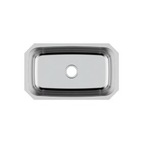 PELICAN PL-VS3018 16G Stainless Steel Single Bowl Undermount Kitchen Sink 30'' x 18''