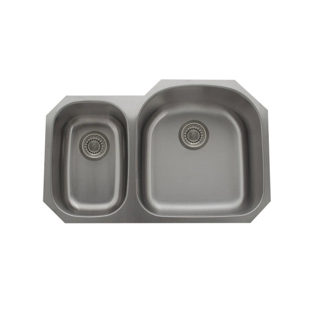 (image for) PELICAN PL-VS3070 18G Stainless Steel Double Bowl Undermount Kitchen Sink 31-1/2'' x 20-1/2''