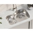 (image for) PELICAN PL-VS3070 16G Stainless Steel Double Bowl Undermount Kitchen Sink 31-1/2'' x 20-1/2''