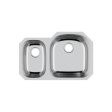 (image for) PELICAN PL-VS3070 16G Stainless Steel Double Bowl Undermount Kitchen Sink 31-1/2'' x 20-1/2''