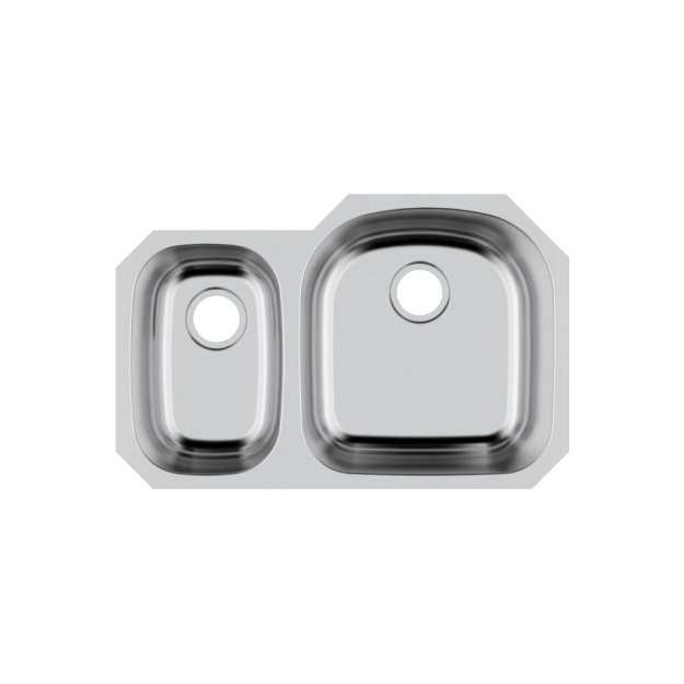 (image for) PELICAN PL-VS3070 18G Stainless Steel Double Bowl Undermount Kitchen Sink 31-1/2\'\' x 20-1/2\'\'
