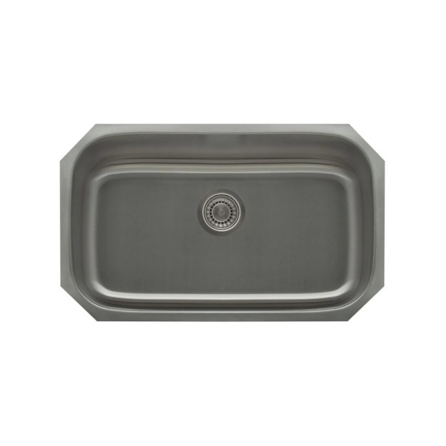 (image for) PELICAN PL-VS3218 18G Stainless Steel Single Bowl Undermount Kitchen Sink 32 1/8'' x 18''
