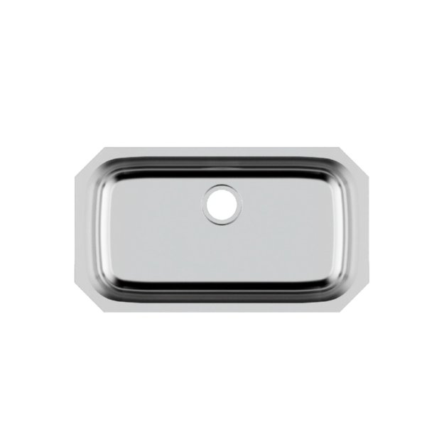 (image for) PELICAN PL-VS3218 18G Stainless Steel Single Bowl Undermount Kitchen Sink 32 1/8'' x 18''