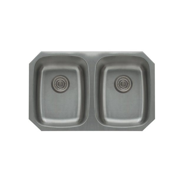 (image for) PELICAN PL-VS4040 18G Stainless Steel Double Bowl Undermount Kitchen Sink 29 1/8'' x 18-1/2''