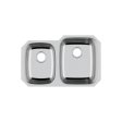 (image for) PELICAN PL-VS4060 18G Stainless Steel Double Bowl Undermount Kitchen Sink 32'' x 20-1/2"