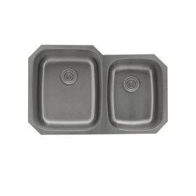PELICAN PL-VS6040 16G Stainless Steel Double Bowl Undermount Kitchen Sink 32'' x 20-1/2"