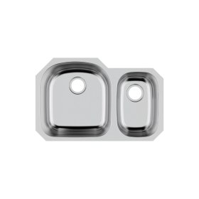 PELICAN PL-VS7030 16G Stainless Steel Double Bowl Undermount Kitchen Sink 31-1/2'' x 20-1/2''