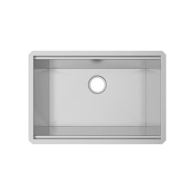 PELICAN PL-WS2819 R0 16g Stainless Steel Workstation Sink - 28" x 19" x 10"