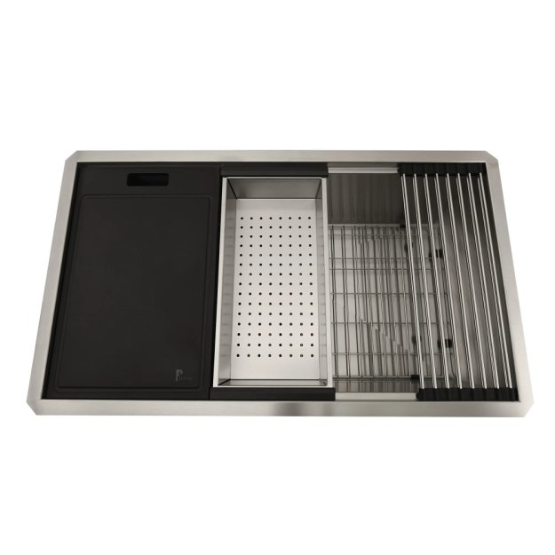 (image for) PELICAN PL-WS2819 R0 16g Stainless Steel Workstation Sink - 28" x 19" x 10"