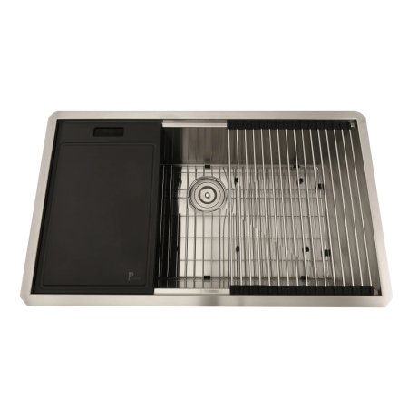 (image for) PELICAN PL-WS2819 R0 16g Stainless Steel Workstation Sink - 28" x 19" x 10"