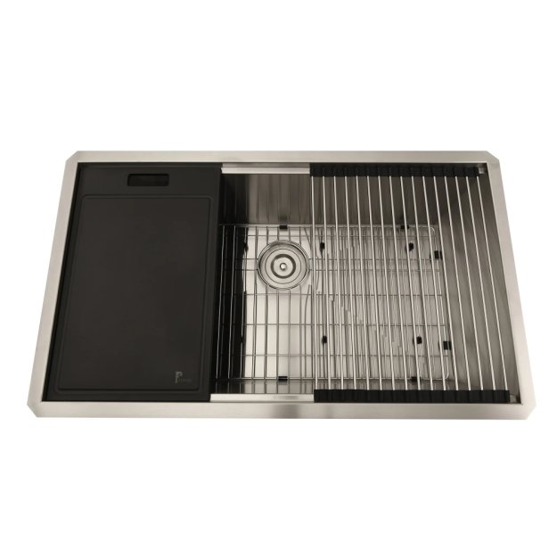 (image for) PELICAN PL-WS2819 R0 16g Stainless Steel Workstation Sink - 28" x 19" x 10"