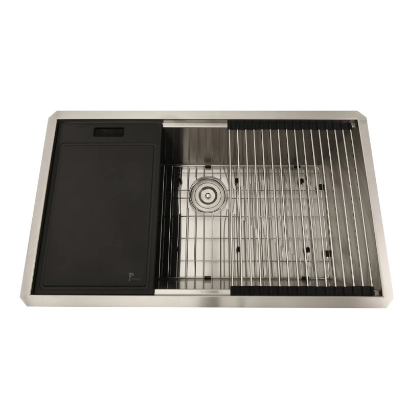 (image for) PELICAN PL-WS2819 R0 16g Stainless Steel Workstation Sink - 28" x 19" x 10"