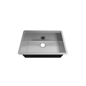 PELICAN PL-WS2819 R0 16g Stainless Steel Workstation Sink - 28" x 19" x 10"