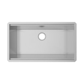 PELICAN PL-WS3319 R0 16g Stainless Steel Workstation Sink - 33" x 19" x 10"
