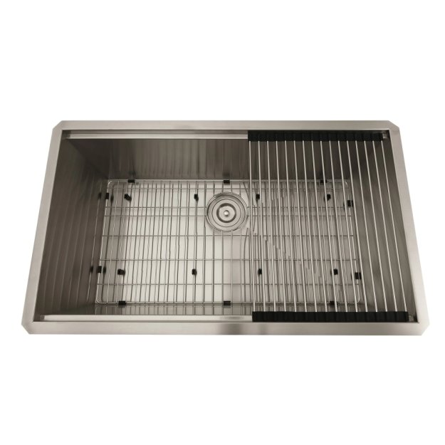 (image for) PELICAN PL-WS3319 R0 16g Stainless Steel Workstation Sink - 33" x 19" x 10"