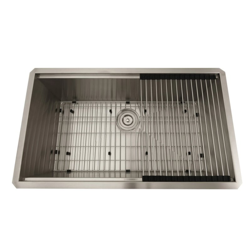(image for) PELICAN PL-WS3319 R0 16g Stainless Steel Workstation Sink - 33" x 19" x 10"