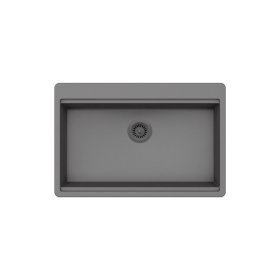 PELICAN PL-WS400 33" x 22" x 9 1/2" Granite Composite Workstation Style Sink - Chroma