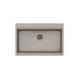 (image for) PELICAN PL-WS400 33" x 22" x 9 1/2" Granite Composite Workstation Style Sink - Concrete