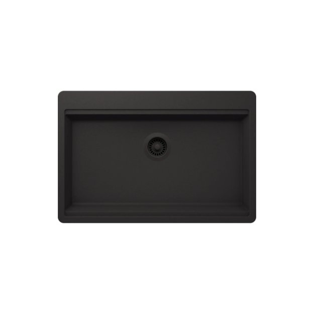 (image for) PELICAN PL-WS400 33" x 22" x 9 1/2" Granite Composite Workstation Style Sink - Onyx