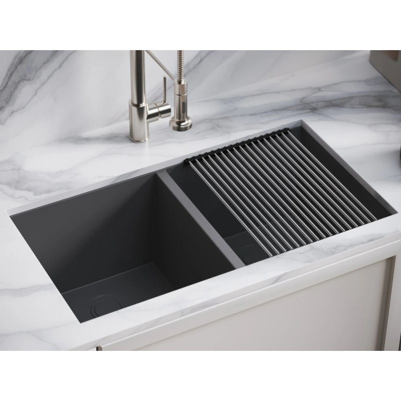 (image for) PELICAN PL-WS500 33" x 22" x 9 1/2" Granite Composite Workstation Style Sink - Chroma