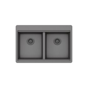 PELICAN PL-WS500 33" x 22" x 9 1/2" Granite Composite Workstation Style Sink - Chroma