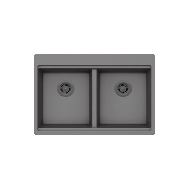 (image for) PELICAN PL-WS500 33" x 22" x 9 1/2" Granite Composite Workstation Style Sink - Chroma