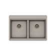 (image for) PELICAN PL-WS500 33" x 22" x 9 1/2" Granite Composite Workstation Style Sink - Concrete