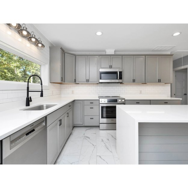 (image for) SOLSTONE Quartz Full Slab 126" x 63" 3cm - Pure White