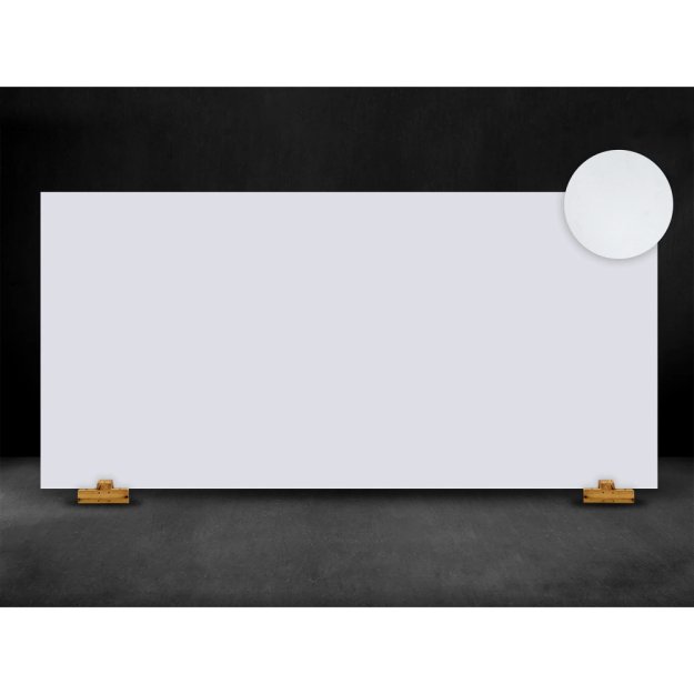 (image for) SOLSTONE Quartz Full Slab 126" x 63" 3cm - Pure White