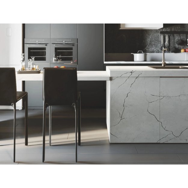 (image for) SOLSTONE Quartz Full Slab 126" x 63" 3cm - Raiden