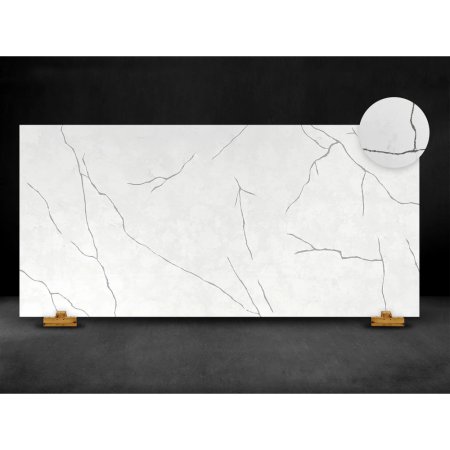 (image for) SOLSTONE Quartz Full Slab 126" x 63" 3cm - Raiden