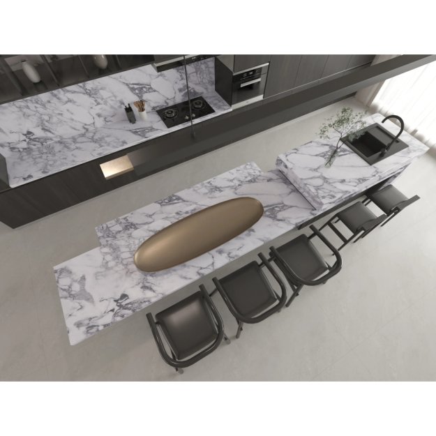 (image for) SOLSTONE Quartz Full Slab 126" x 63" 3cm - Riverstone