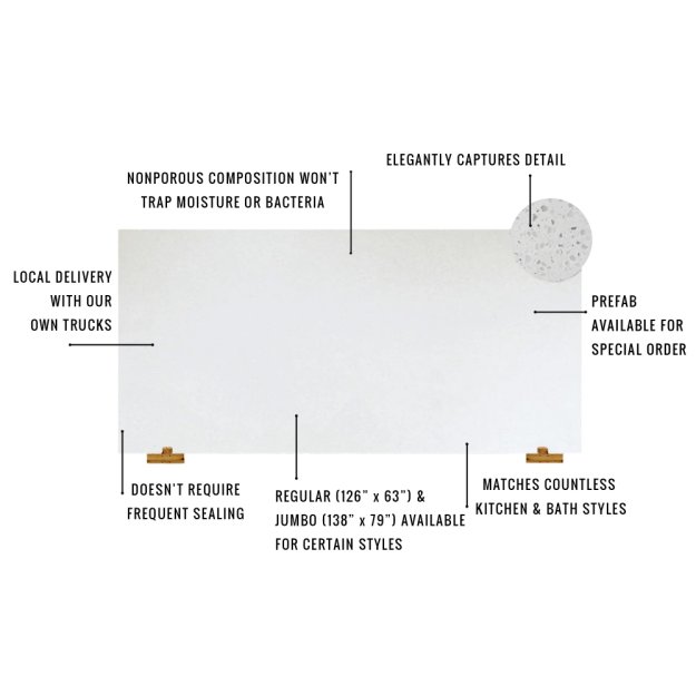 (image for) SOLSTONE Quartz Full Slab 126" x 63" 3cm - Siesta Key