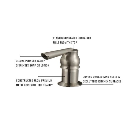 (image for) PELICAN Soap Dispenser - Brushed Gold