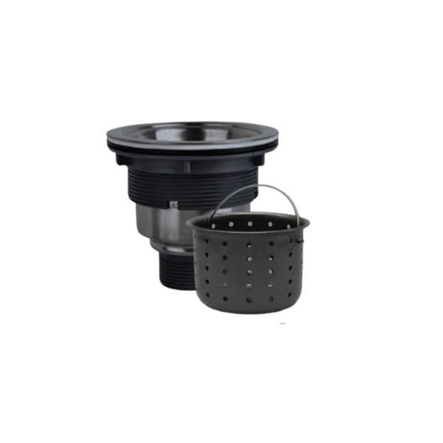 (image for) PELICAN Stainless Steel Deluxe Strainer - Gunmetal Black