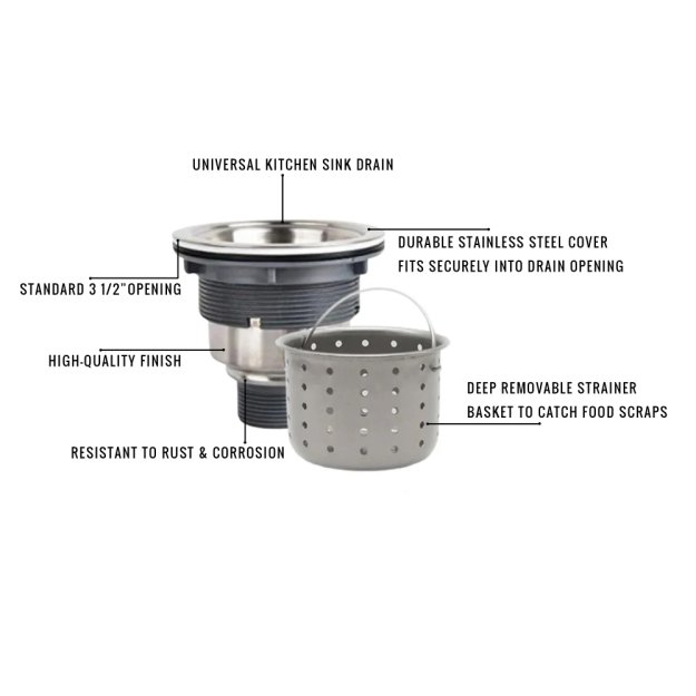 (image for) PELICAN Stainless Steel Deluxe Strainer - Satin Brushed