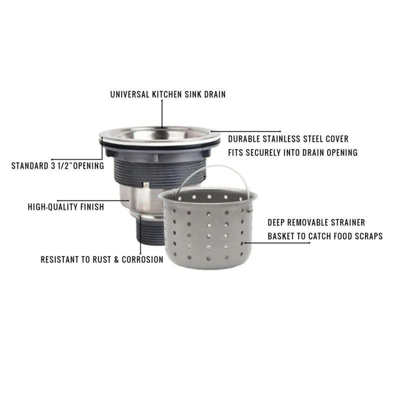 (image for) PELICAN Stainless Steel Deluxe Strainer - Satin Brushed