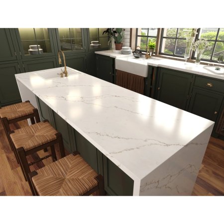 (image for) SOLSTONE Quartz Full Slab 126" x 63" 3cm - Venezia