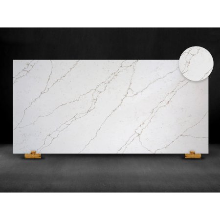 (image for) SOLSTONE Quartz Full Slab 126" x 63" 3cm - Venezia