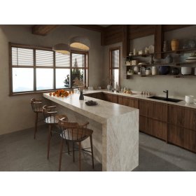 SOLSTONE Quartz Full Slab 126" x 63" 3cm - Virelle