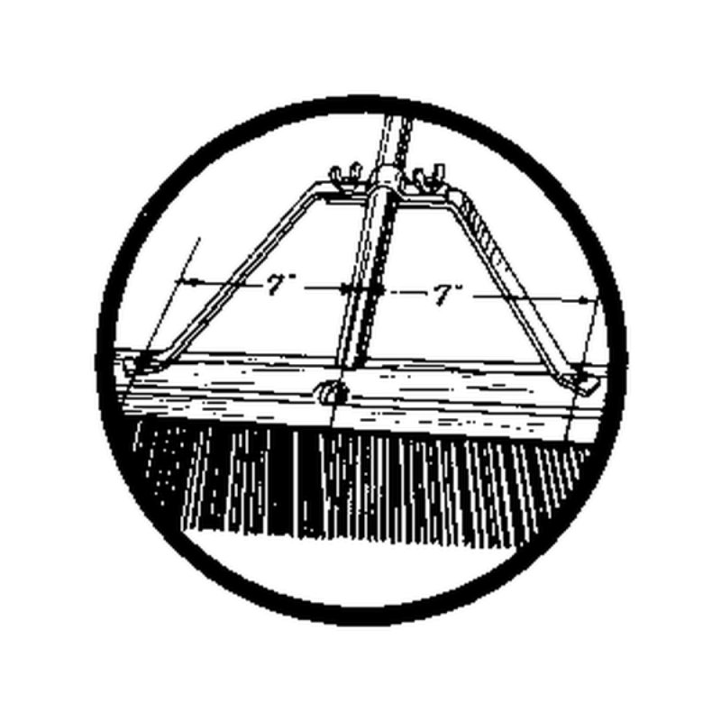 (image for) GUNDLACH 0002 Handle Brace for Floor Sweeps - 11-1/2" Long